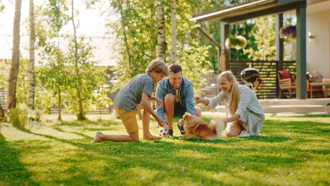 Een tuin geschikt voor kinderen