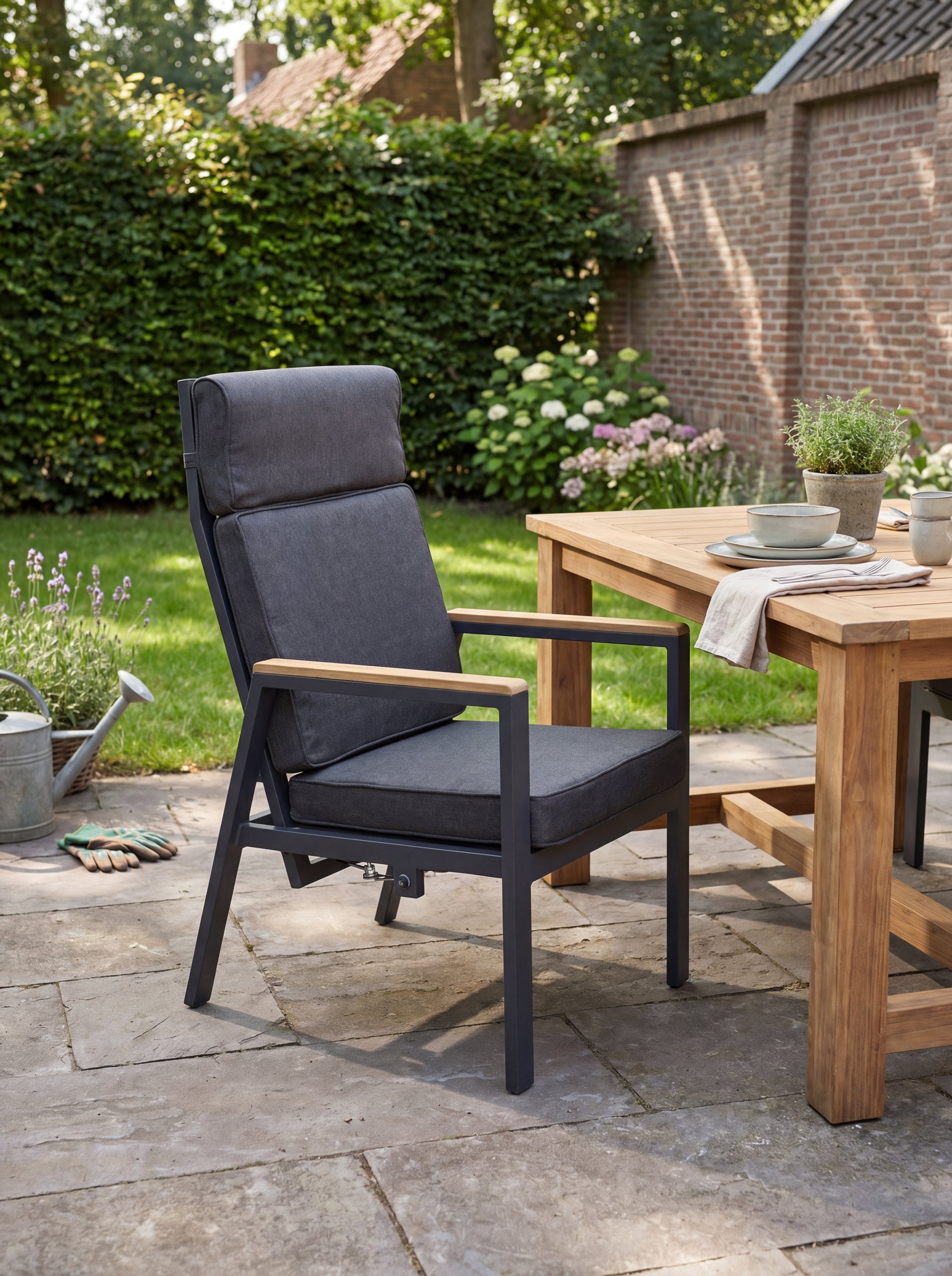 Birmingham Verstellbarer Gartenstuhl – Teak