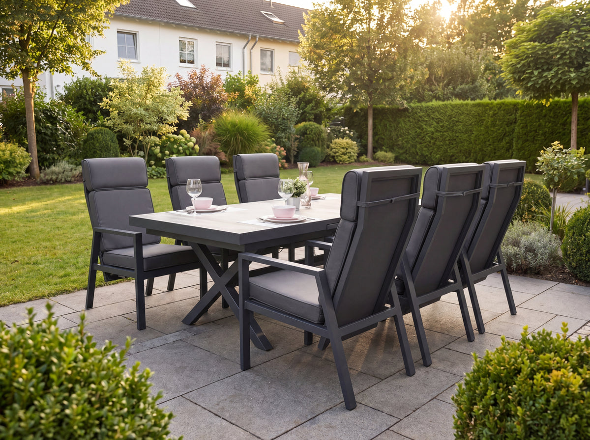 Costana-Birmingham Verstelbare Gartenmöbel Set 6 Pers