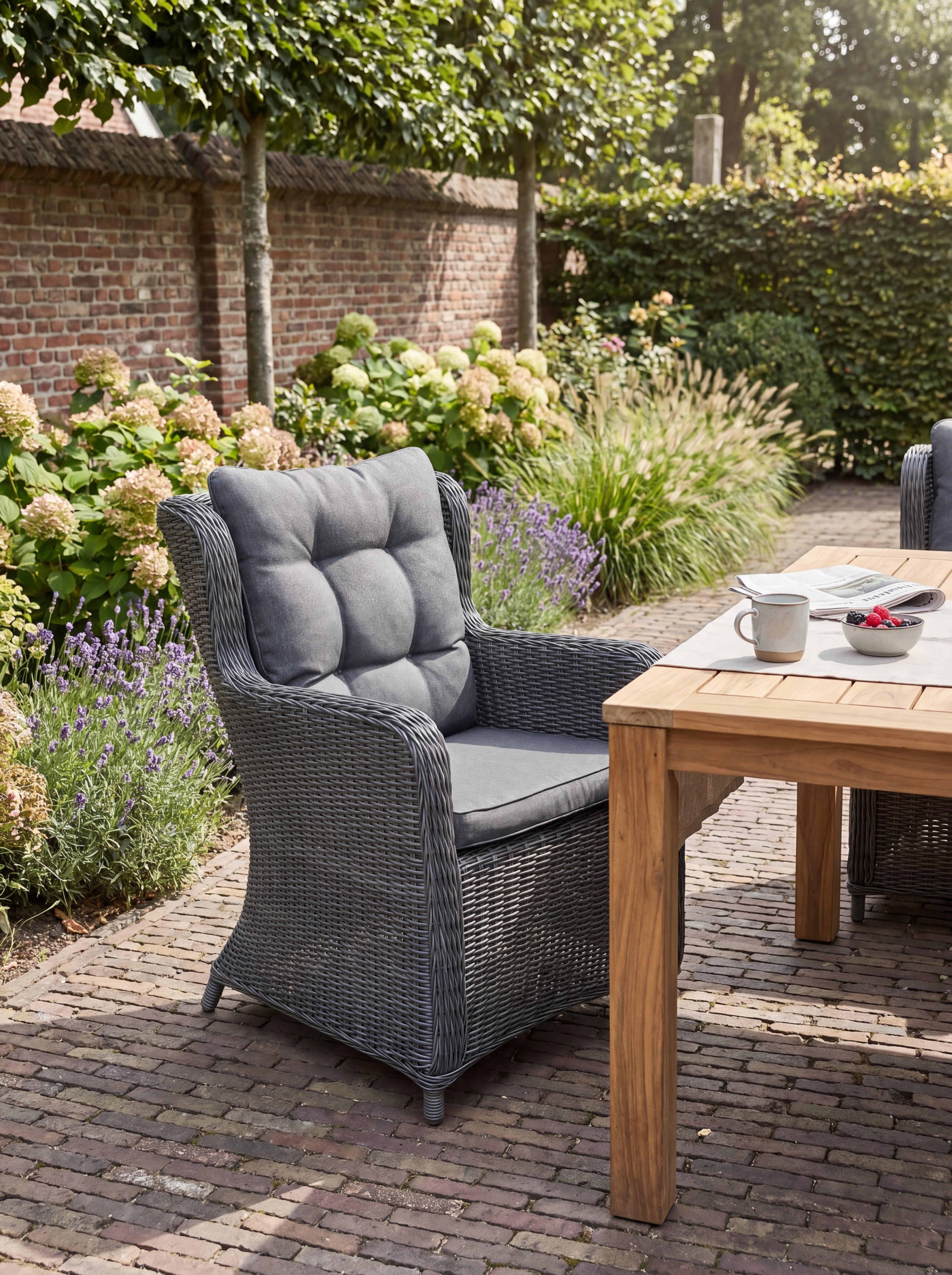 Delano Dining Gartenstuhl - Rock Grey