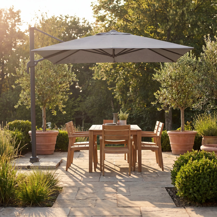 Ampelschirm Madison Formentera 2,5 x 2,5 m - Taupe