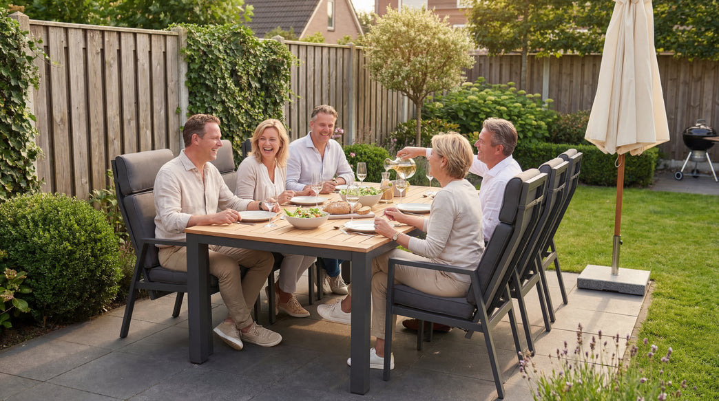 Costana Gartenset 6 Personen | Aluminium Gartenmöbel