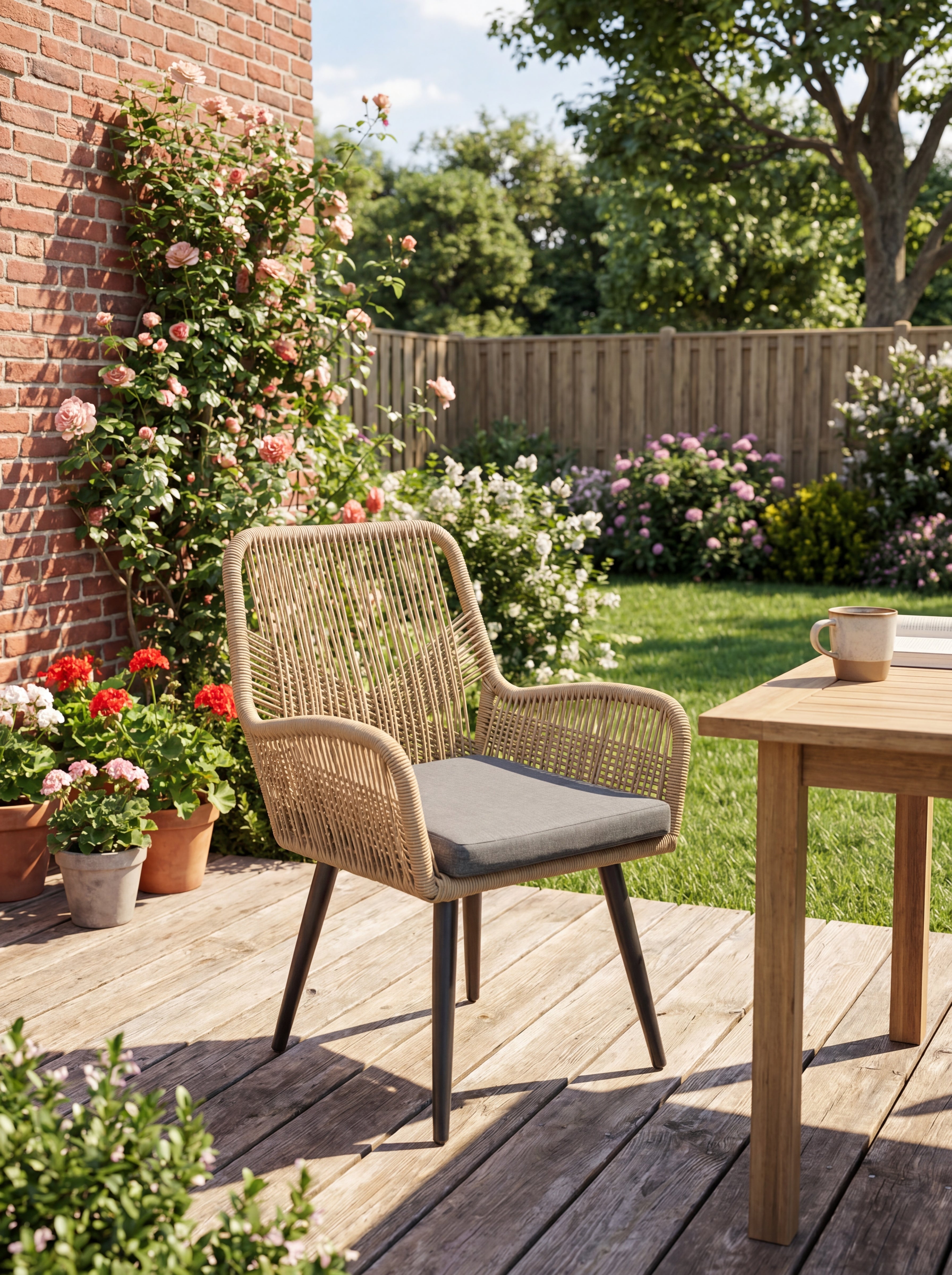 Villenova Verstellbarer Gartenstuhl | Aluminium - Faded Sand