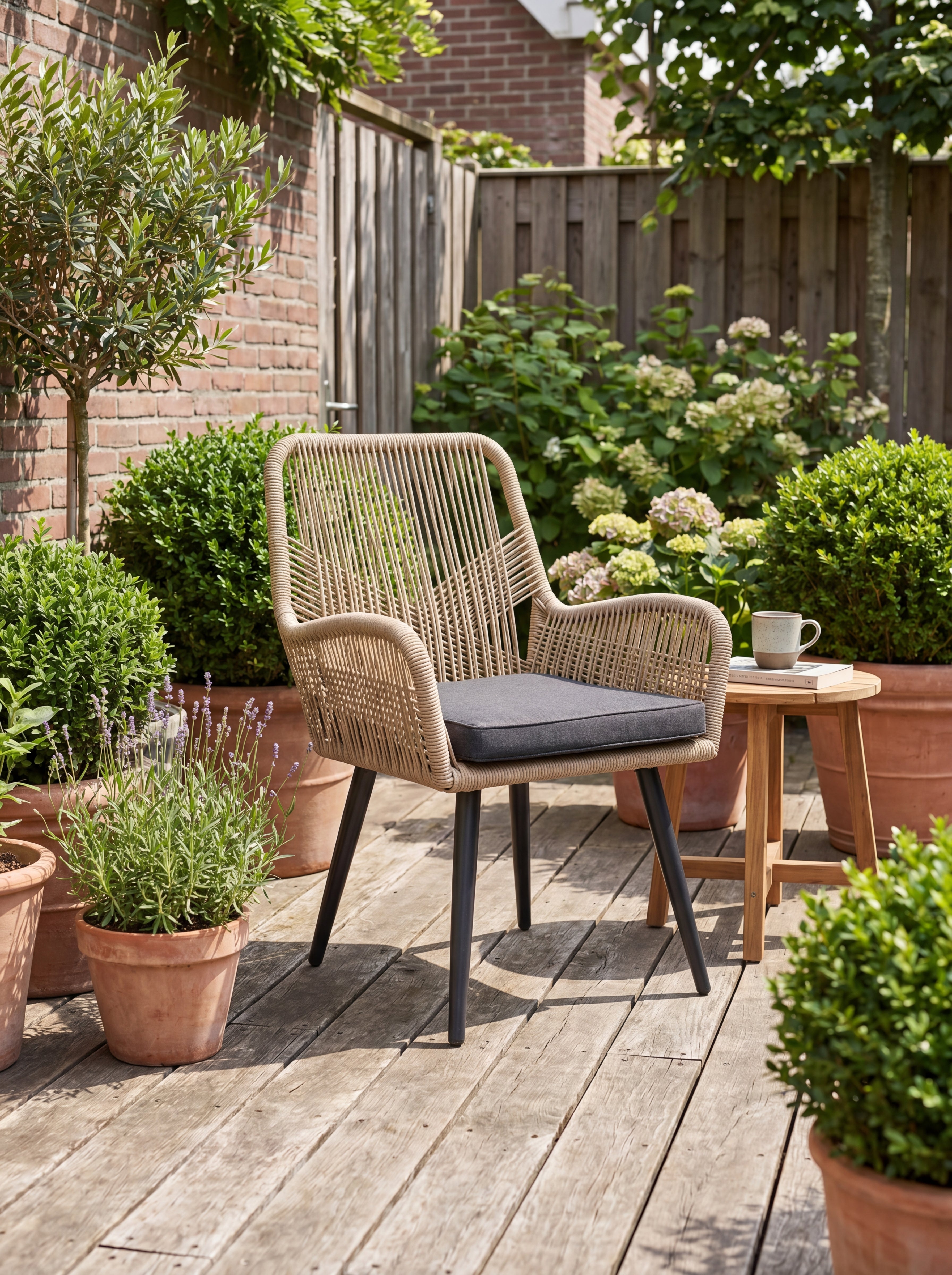 Villenova Verstellbarer Gartenstuhl | Aluminium - Faded Sand
