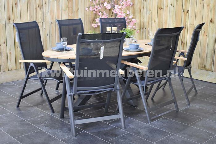 Akron-Torino Gartenmöbel-Set für 6 Personen