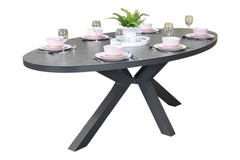 Akron Ovale Tuintafel 220 cm - Keramisch blad