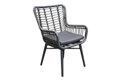 Alba Dining Tuinstoel - Rock Grey