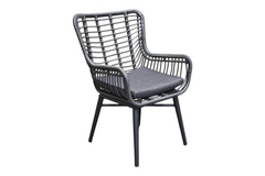 Alba Dining Tuinstoel - Rock Grey