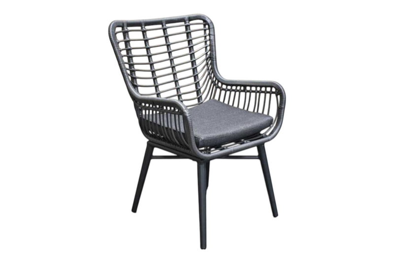 Alba Dining Tuinstoel - Rock Grey