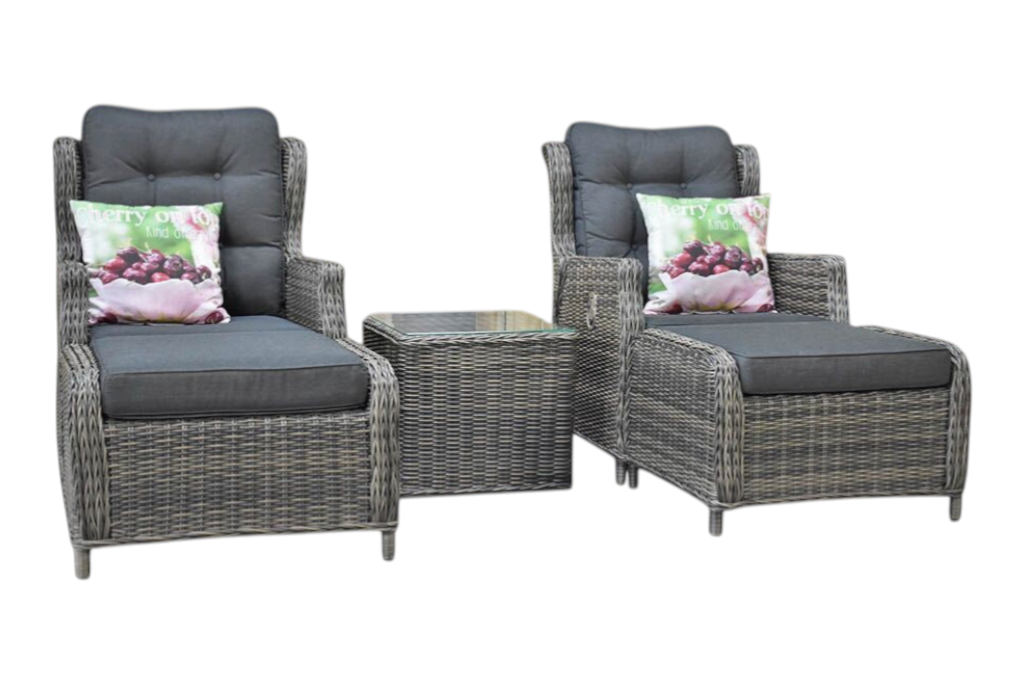Alicante Verstelbare Loungeset - Kobo Grey