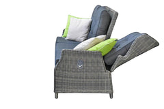 Barcelona Verstelbare Dining 3-zits Loungeset - Kobo Grey