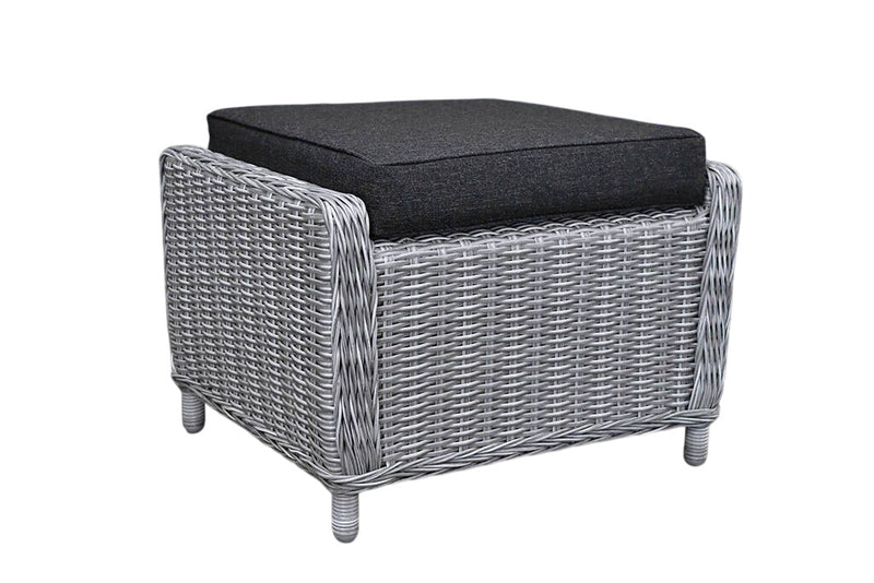 Madrid Verstelbare Dining Loungeset 6 Personen - Spraystone / Light Kobo Grey / Hoog XL