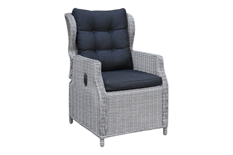 Barcelona Verstelbare Tuinstoel - Light Kobo Grey
