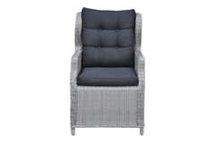 Barcelona Verstelbare Tuinstoel - Light Kobo Grey