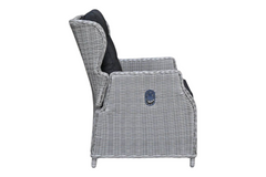 Barcelona Verstelbare Tuinstoel - Light Kobo Grey