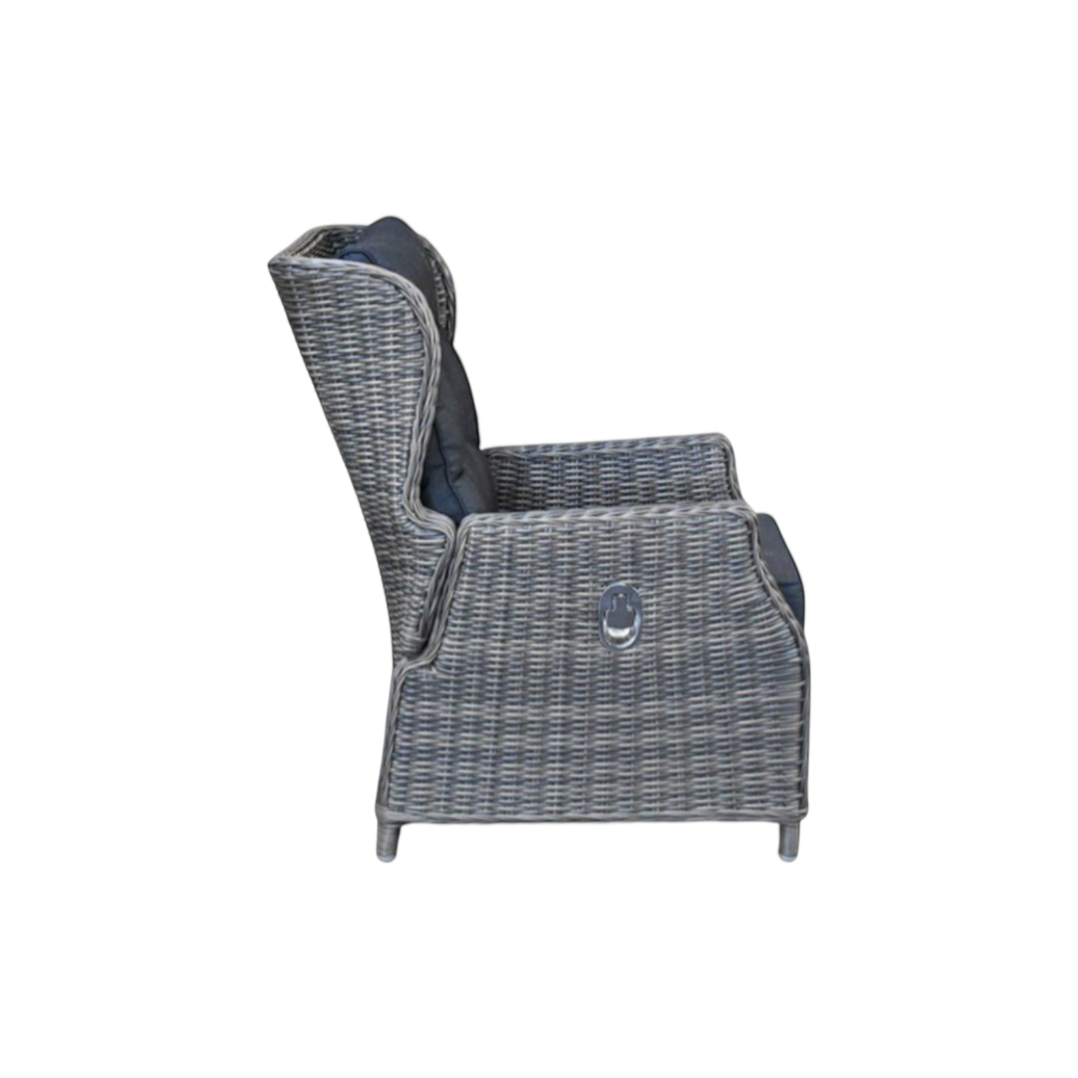 Barcelona Verstelbare Loungestoel - Kobo Grey