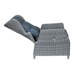 Barcelona Verstelbare Loungestoel - Kobo Grey