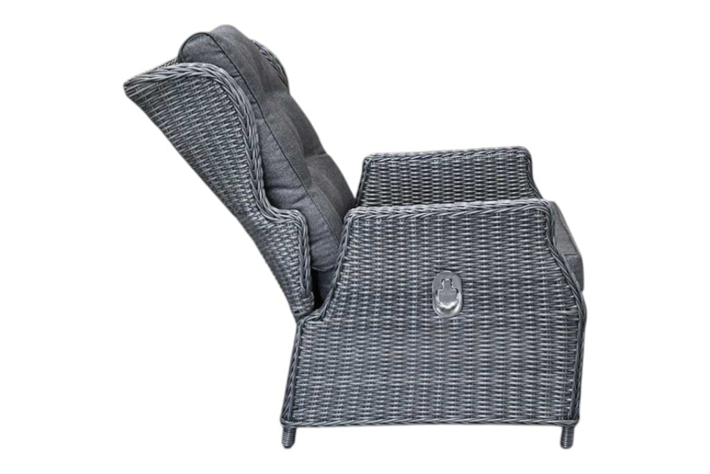 Barcelona Verstelbare Loungestoel - Rock Grey