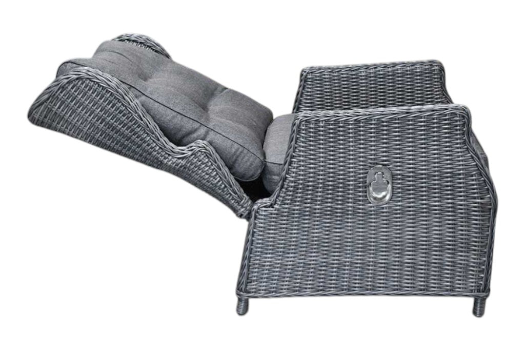 Barcelona Verstelbare Loungestoel - Rock Grey