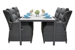 Bergamo-Barcelona verstelbare Tuinset 4 Personen