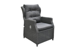 Bergamo-Barcelona verstelbare Tuinset 4 Personen