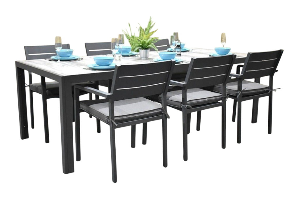 Bergamo Rechthoekige Tuintafel 225 cm