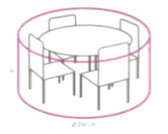 Beschermhoes Rond 200 cm
