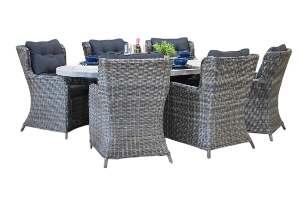 Bixley-Delano Tuinset 6 Personen - Kobo Grey