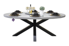 Bixley Ovale Tuintafel 200 cm - Polystone