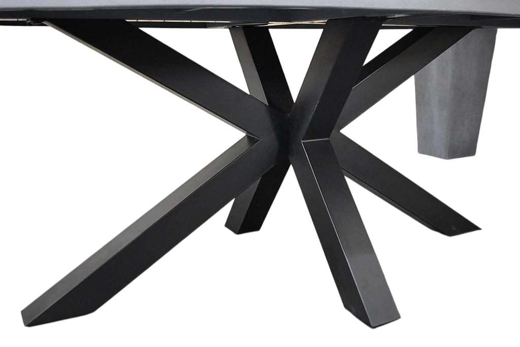 Bixley Ovale Tuintafel 200 cm - Polystone