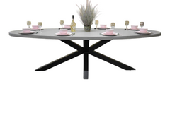 Bixley Ovale Tuintafel 280 cm - Polystone