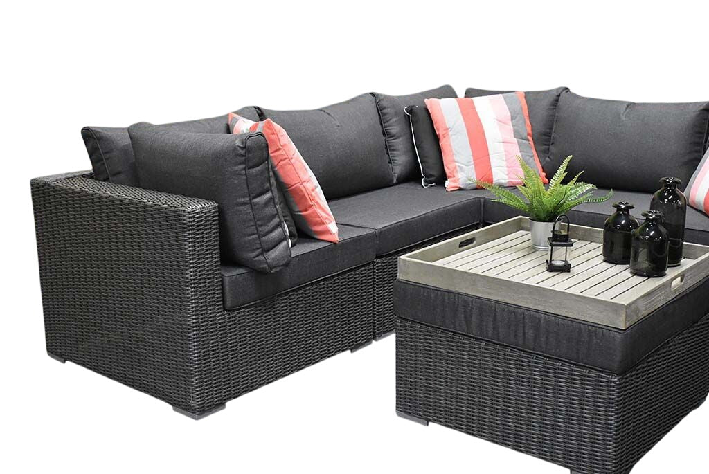 Boston Hoek Loungebank + 1 stoel