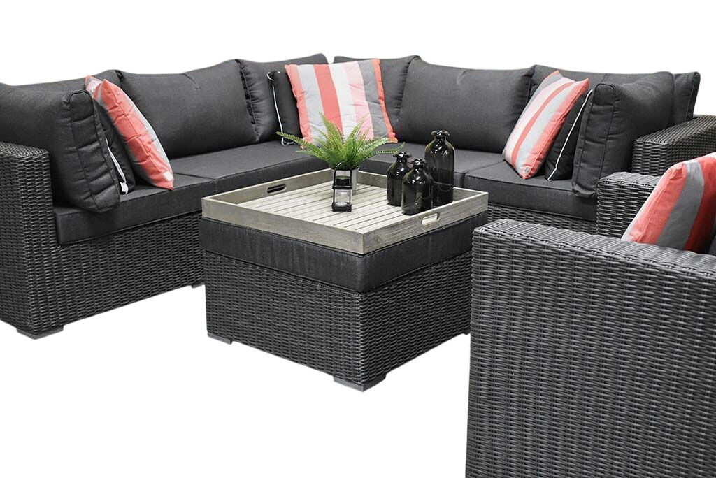 Boston Hoek Loungebank + 1 stoel