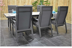 Bressano-Birmingham verstelbare Tuinset 6 Personen