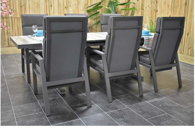 Bressano-Birmingham verstelbare Tuinset 6 Personen