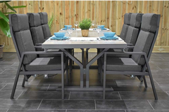 Bressano-Birmingham verstelbare Tuinset 6 Personen