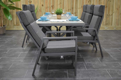 Bressano-Birmingham verstelbare Tuinset 6 Personen