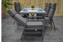 Bressano-Birmingham verstelbare Tuinset 6 Personen