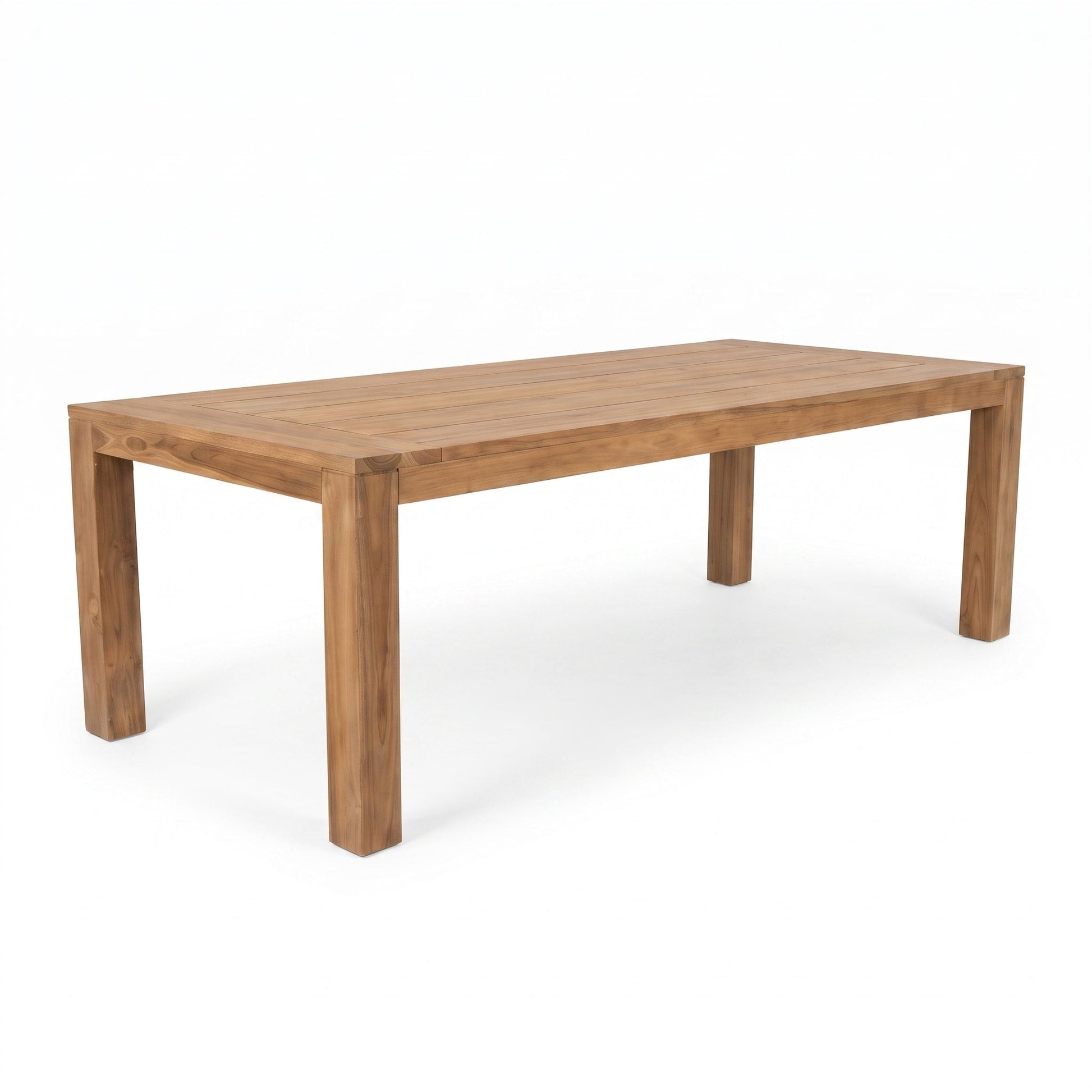 Cancun Rechthoekige Teak Tuintafel 240 cm - Teak in einem stimmungsvollen Garten - Outnest Gartenmöbel