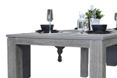 Cancun Rechthoekige Tuintafel 180 cm - Polystone
