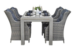 Cancun-Darwin Tuinset 4 Personen - Acacia / Kobo Grey