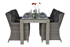 Cancun-Delano Tuinset 4 Personen - Kobo Grey