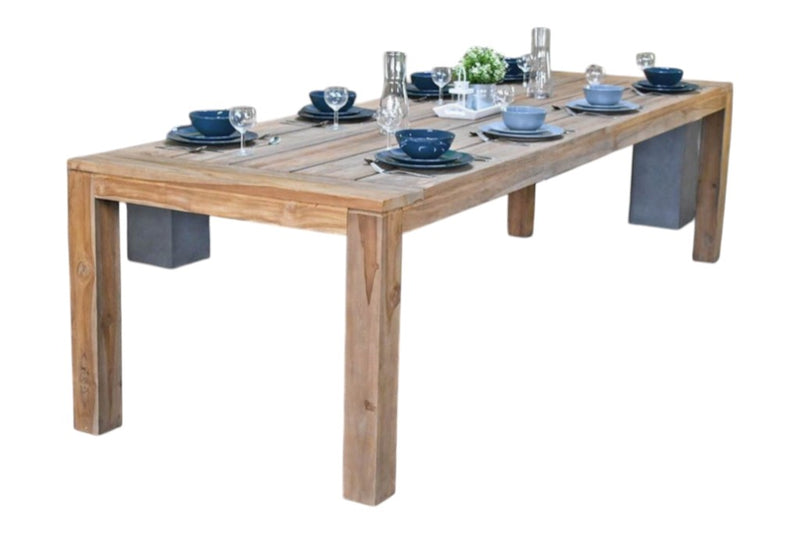 Cancun Rechthoekige Teak Tuintafel 300 cm - Teak