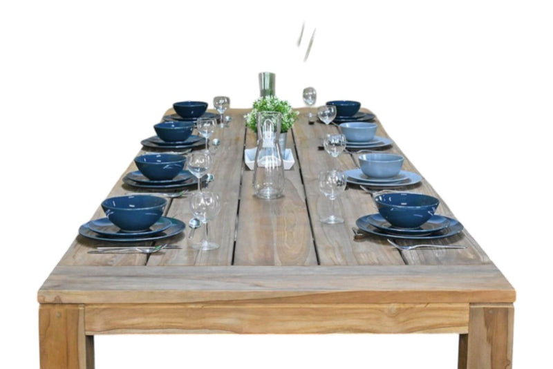 Cancun Rechthoekige Teak Tuintafel 300 cm - Teak