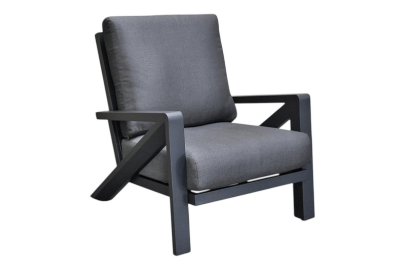 Carini Loungestoel - Black