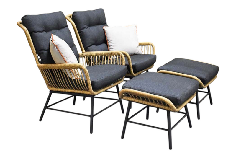 Carlton Loungeset - Bamboo