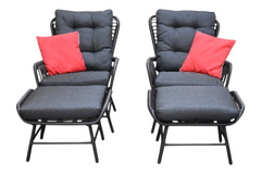 Carlton Loungeset - Charcoal