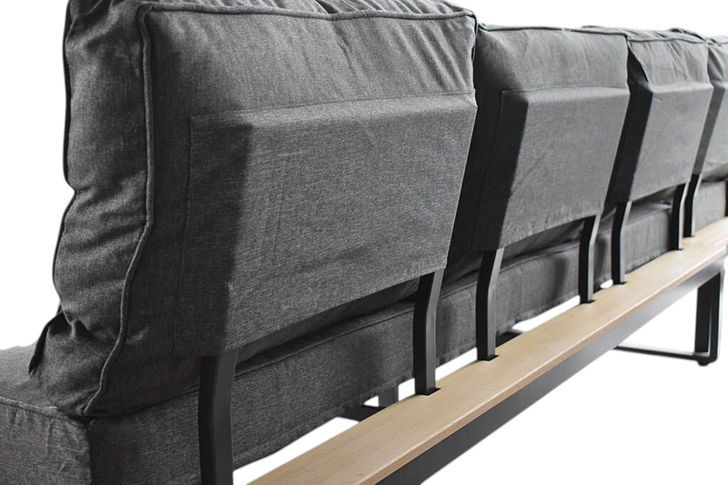Dallas Hoek Loungeset - Dark Grey / Rechts