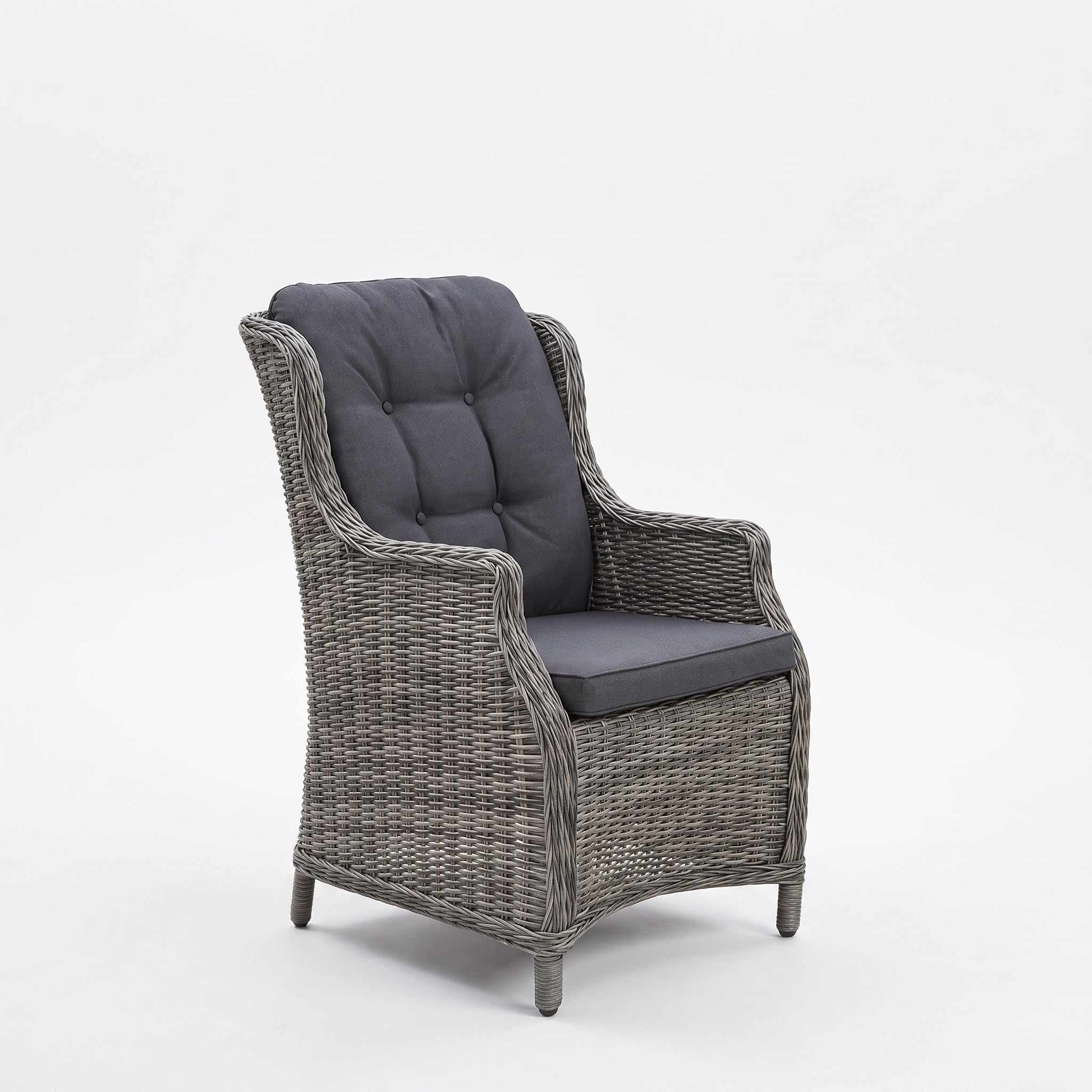 Darwin Tuinstoel | Dining - Kobo Grey in einem stimmungsvollen Garten - Outnest Gartenmöbel