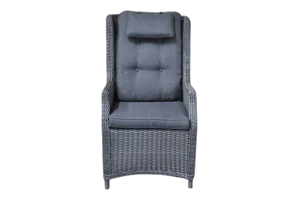 Darwin Dining Hoge rug Tuinstoel - Rock Grey